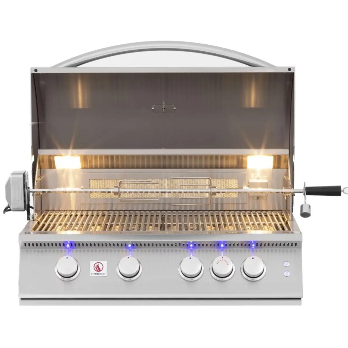 Summerset Sizzler Pro 32-in 4 Burner Built-In Natural Gas Grill w/ Rear Infrared Burner - SZRPRO32 - Image 2