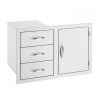 SUMMERSET 33" 3-Drawer & Access Door Combo