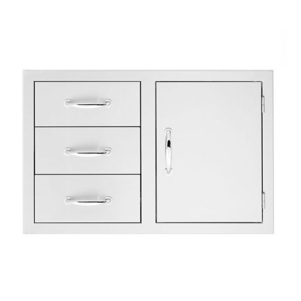 SUMMERSET 33" 3-Drawer & Access Door Combo