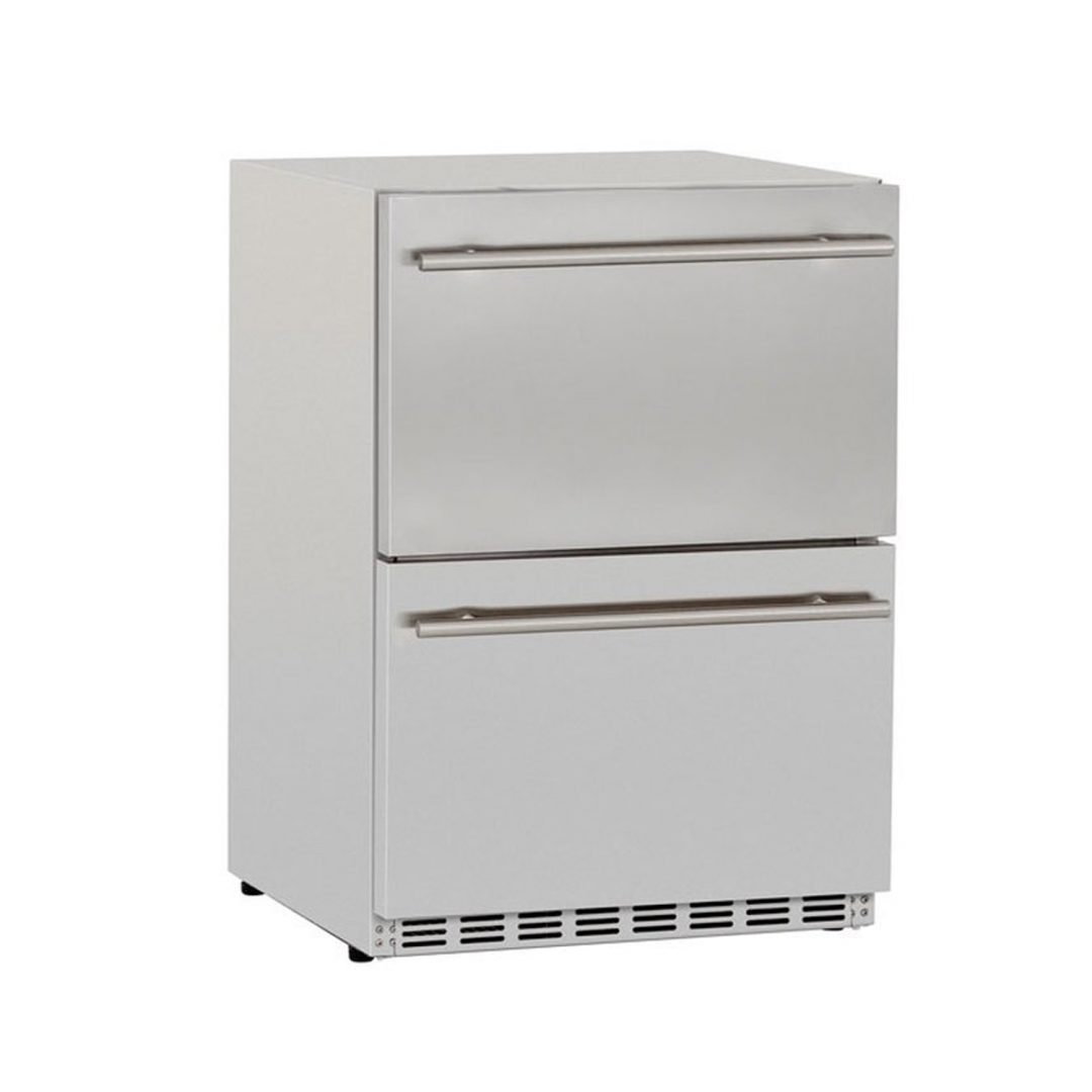 SUMMERSET 5.3c Deluxe Outdoor Rated 2-Drawer Fridge