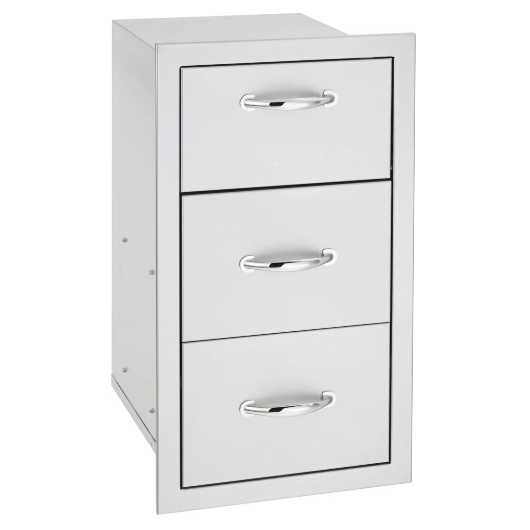 SUMMERSET 17" Vertical 2-Drawer & Paper Towel Holder Combo