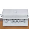 Prominent Q 36 3/4"x72" in Stucco BBQ Island - Image 2