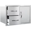 SUMMERSET 30" 2-Drawer & Access Door Combo
