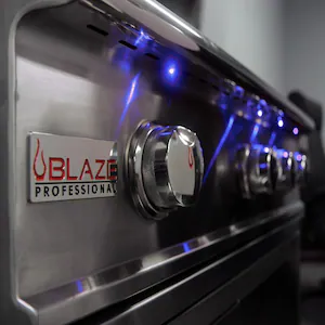 Blaze Blue LED 3 Piece Set for Power Burner, Griddle, Double Side Burner - BLZ-2LED-BLUE