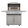 Blaze LTE+ 32-Inch 4-Burner Built-In Natural Gas/ Propane Gas Grill w/ Lift-Assist Hood & Rear Infrared Burner - BLZ-4LTE3-NG/LP - Image 2