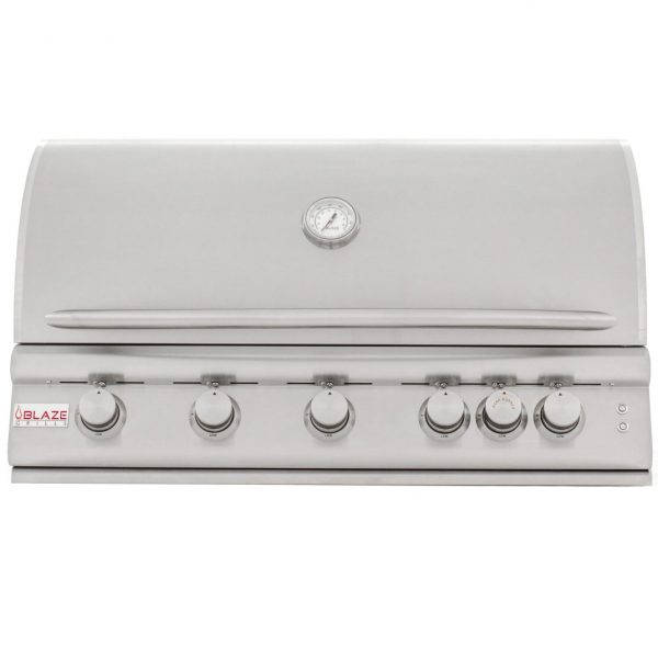 Blaze 5 Burner Premium LTE with Light 40" Built-In Gas Grill