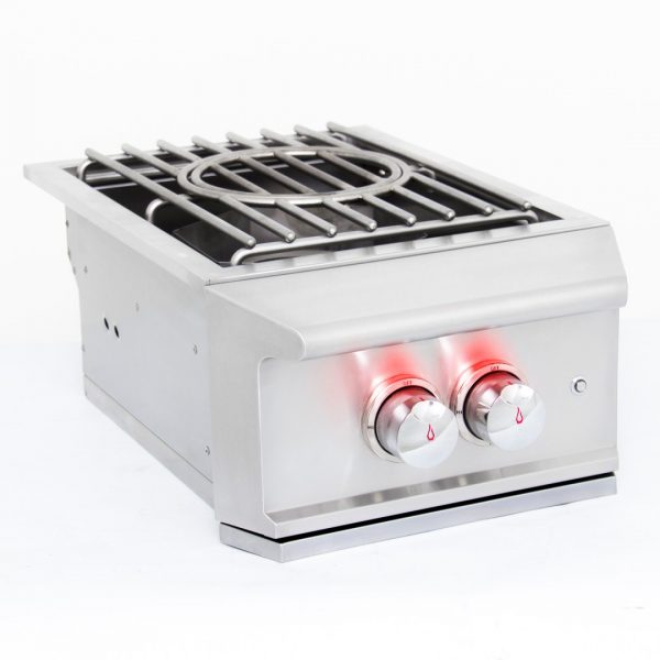 Blaze LTE Double Side Burner with Lights