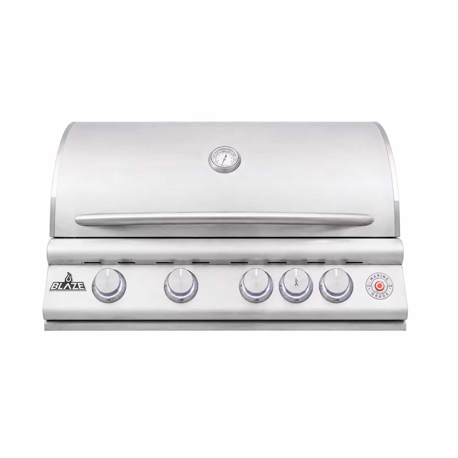 Blaze LTE+ Marine Grade 32-in 4-Burner Built-In Propane Gas / Natural Gas w/ Lift-Assist Hood & Rear Infrared Burner
