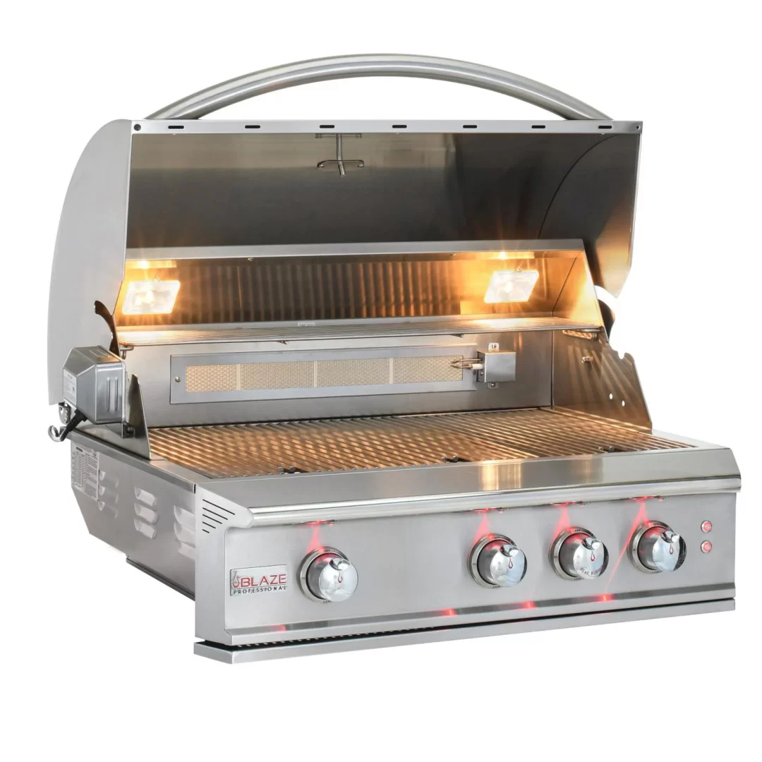 Blaze Professional Grill 34-Inch Built-In Gas With Rear Infrared Burner - Image 2