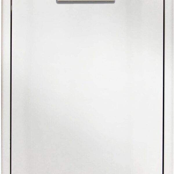 Blaze 20-Inch Roll-Out Stainless Steel Double Trash / Recycling Bin - BLZ-TREC-DRW-H