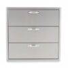 Blaze 30-Inch Stainless Steel Triple Access Drawer - BLZ-30W-3DRW