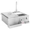 Blaze 30-Inch Beverage Center w/ Sink & Ice Bin Cooler - BLZ-30CKT-SNK
