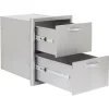 Blaze 16-Inch Stainless Steel Double Access Drawer - BLZ-DRW2-R - Image 3