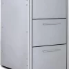 Blaze 16-Inch Stainless Steel Triple Access Drawer - BLZ-DRW3-R
