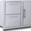 Blaze 32 Inch Access Door & Double Drawer Combo