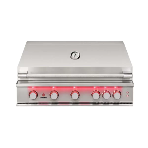 True Flame 40-Inch Built-In Gas Grills in Stainless Steel TF40-NG/LP