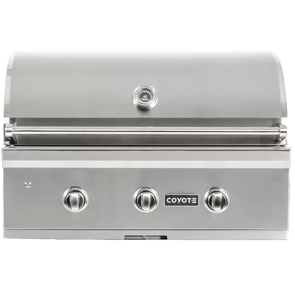 Coyote C-Series 34-Inch 3-Burner Built-In Propane Gas Grill - C2C34LP