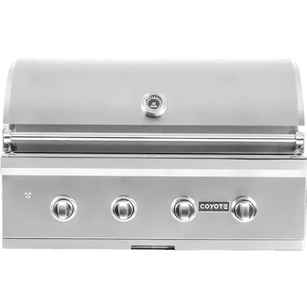 Coyote C-Series 36-Inch 4-Burner Built-In Natural Gas Grill - C2C36NG