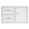 TrueFlame 30" 2-Drawer & Access Door Combo TF-DC2-30