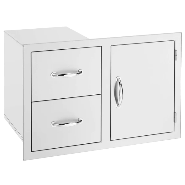 TrueFlame 30" 2-Drawer & Access Door Combo TF-DC2-30