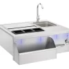 TrueFlame 30" Beverage & Prep Station with LED Lights TF-BC-30L