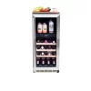 TrueFlame 15" Outdoor Rated Dual Zone Wine Cooler TF-RFR-15WD
