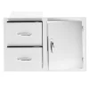 TrueFlame 30" 2-Drawer & Access Door Combo TF-DC2-30