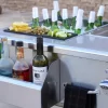 TrueFlame 30" Beverage & Prep Station with LED Lights TF-BC-30L