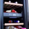 TrueFlame 15" Outdoor Rated Dual Zone Wine Cooler TF-RFR-15WD